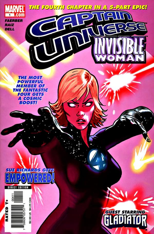Captain Universe / Invisible Woman #1 cover