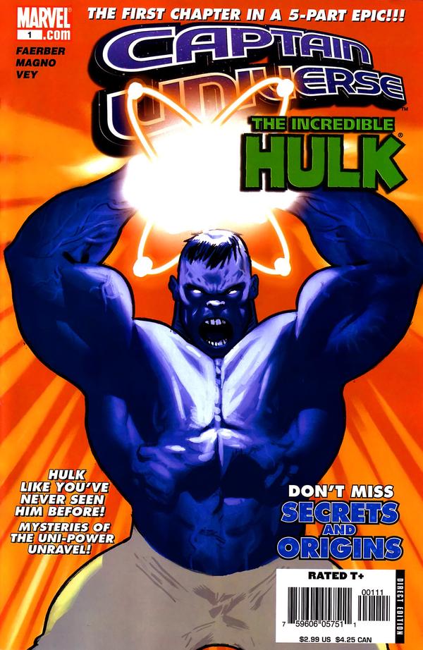 Captain Universe / Hulk #1 cover