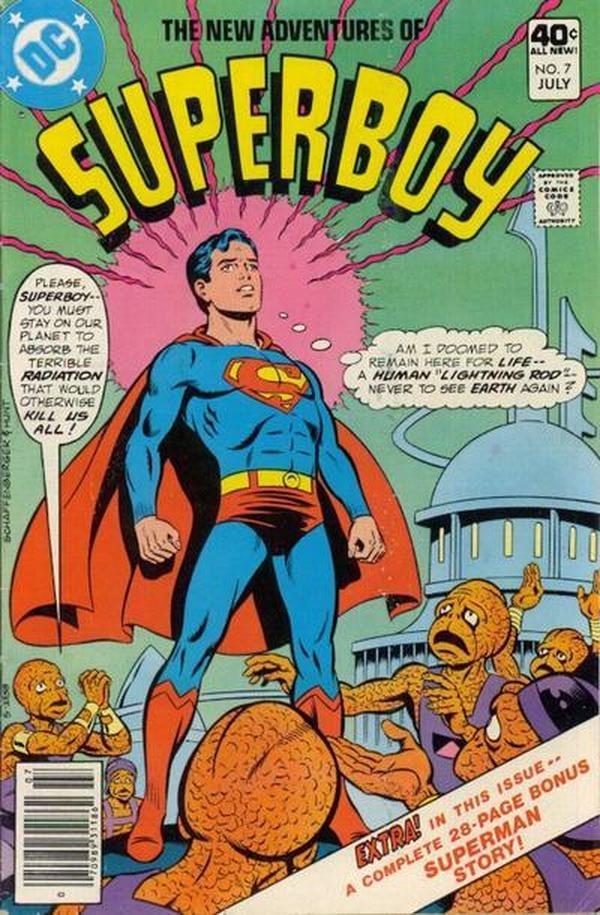 The New Adventures of Superboy #7 cover