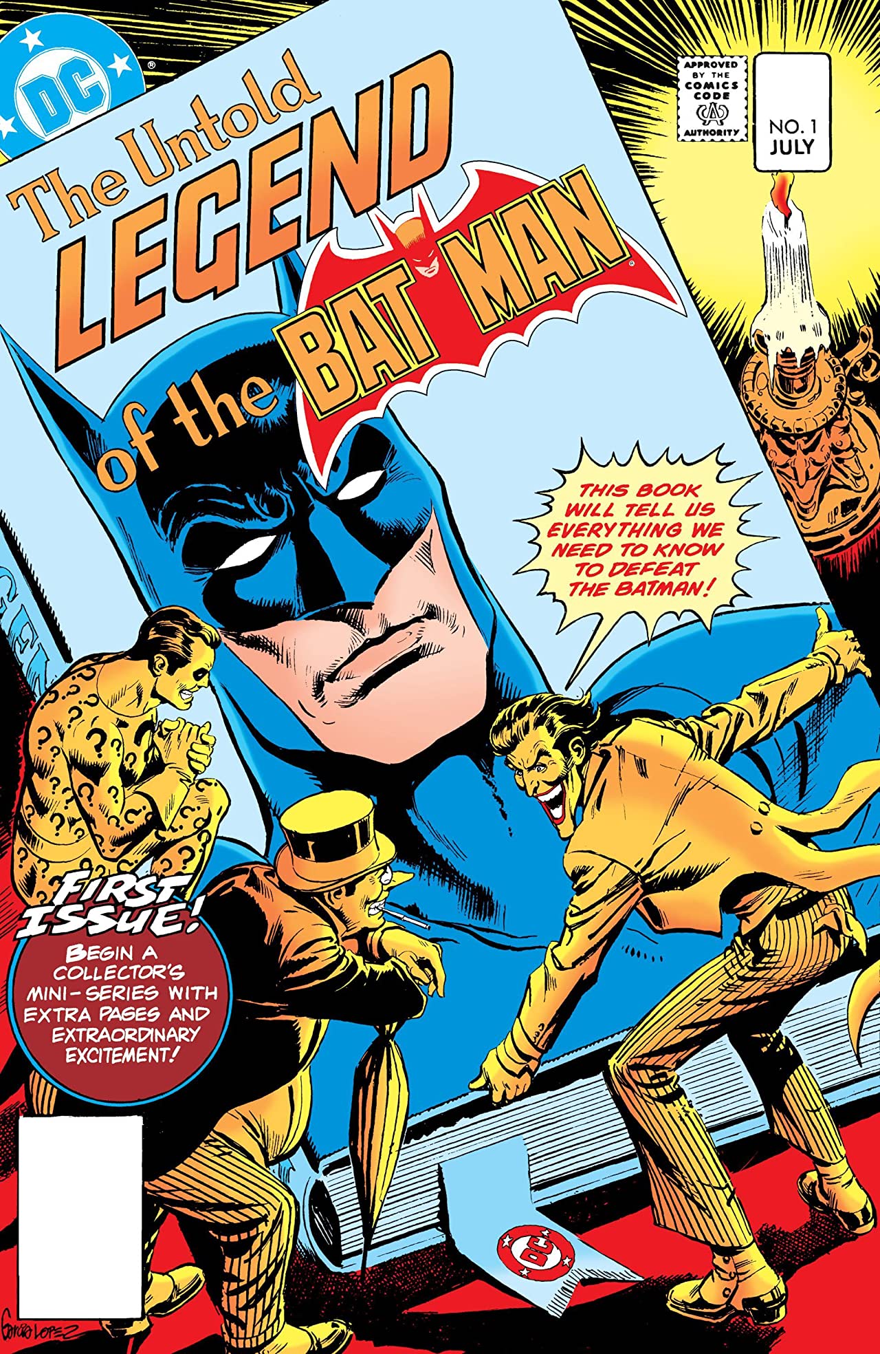 The Untold Legend of the Batman #1 cover
