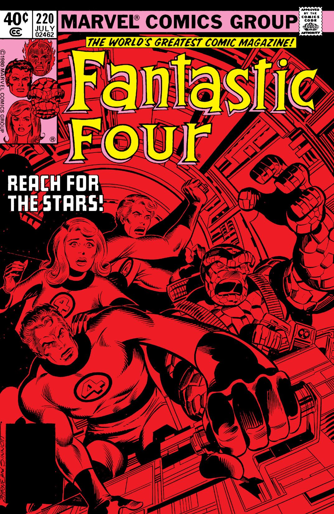 Fantastic Four #220 cover