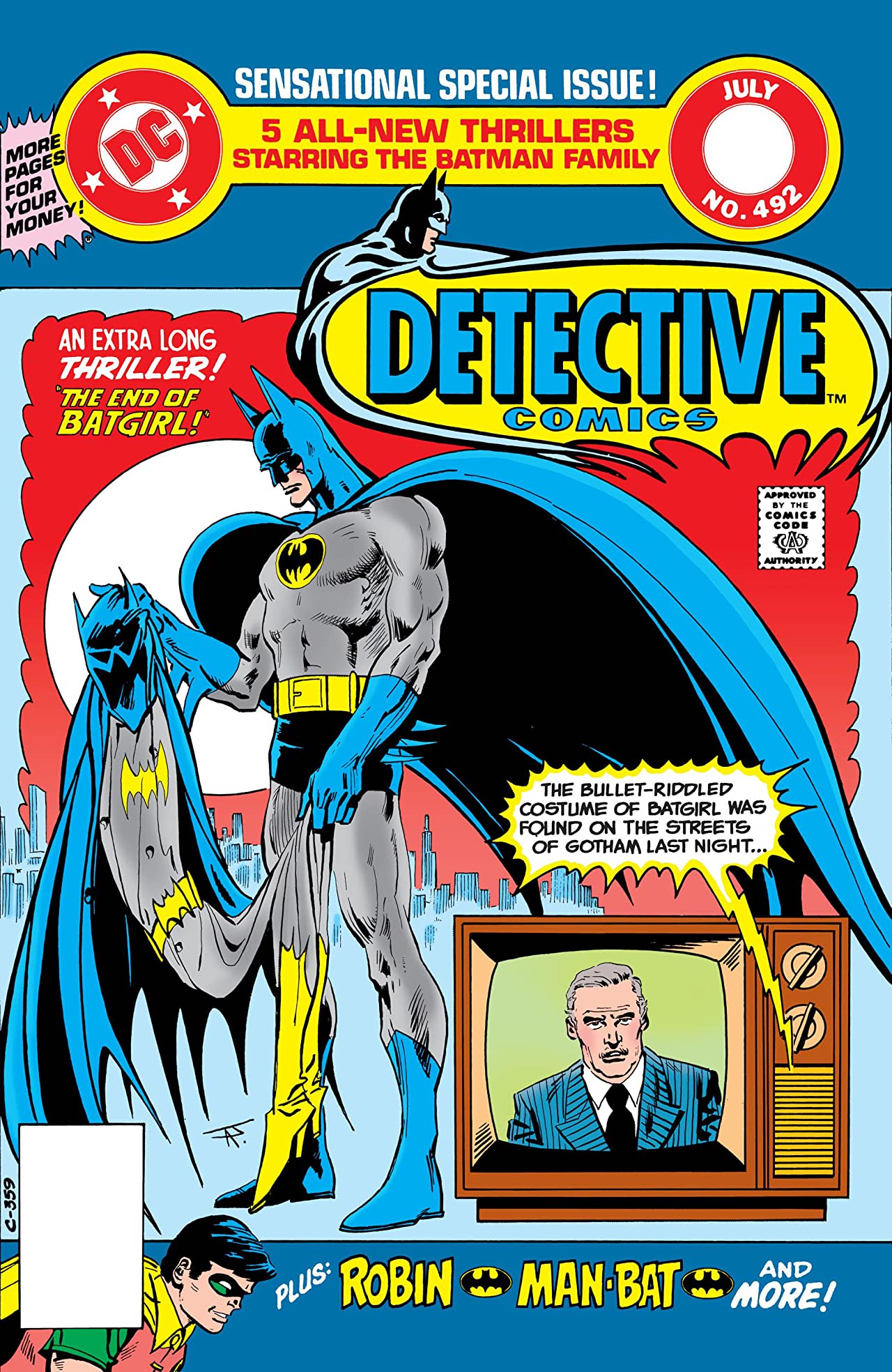 Detective Comics #492 cover