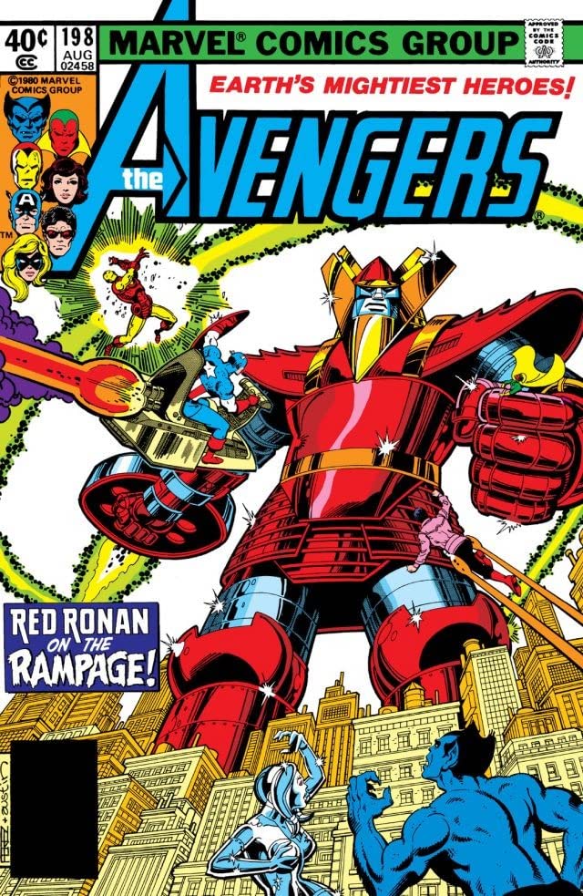 The Avengers #198 cover