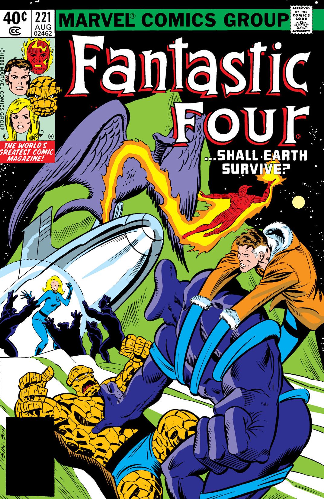 Fantastic Four #221 cover