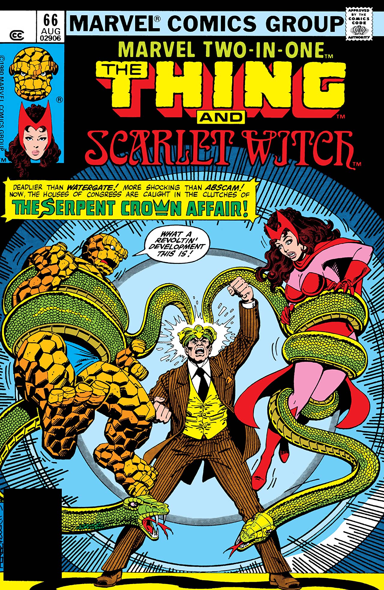 Marvel Two-in-One #66 cover