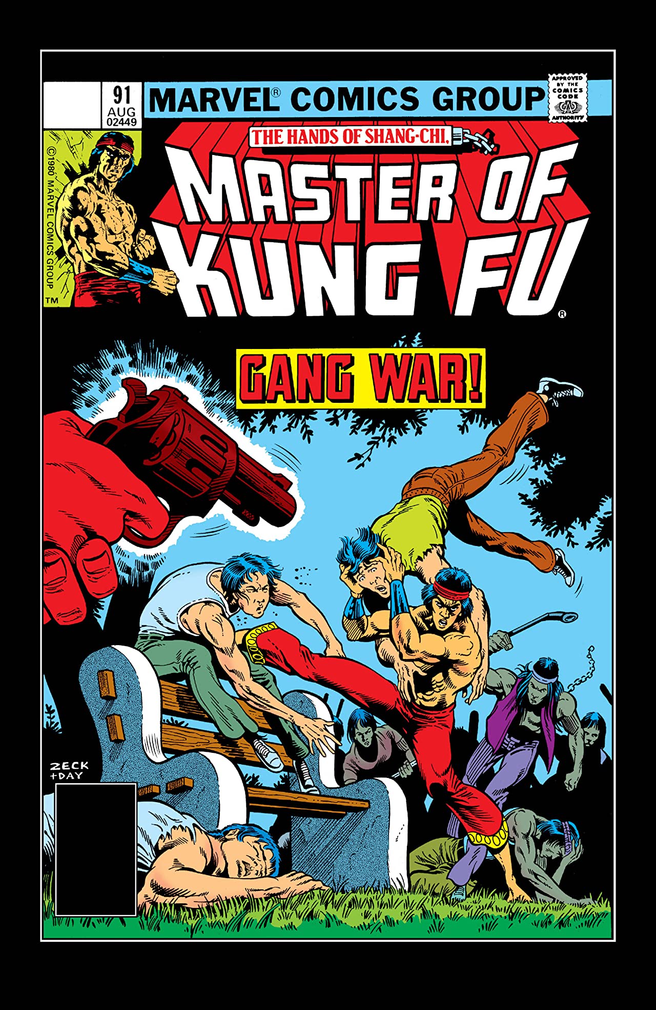 Master of Kung Fu #91 cover