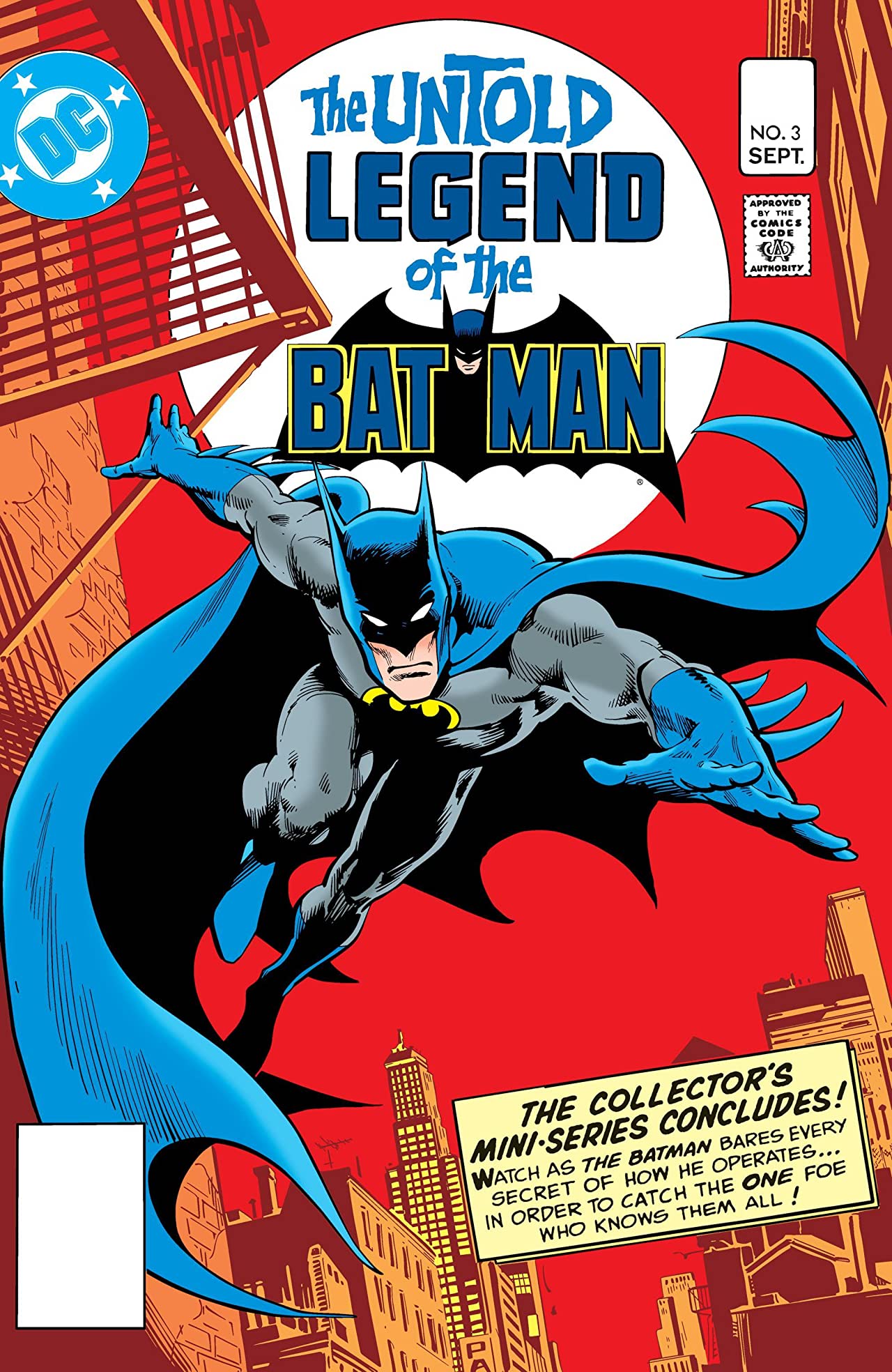 The Untold Legend of the Batman #3 cover