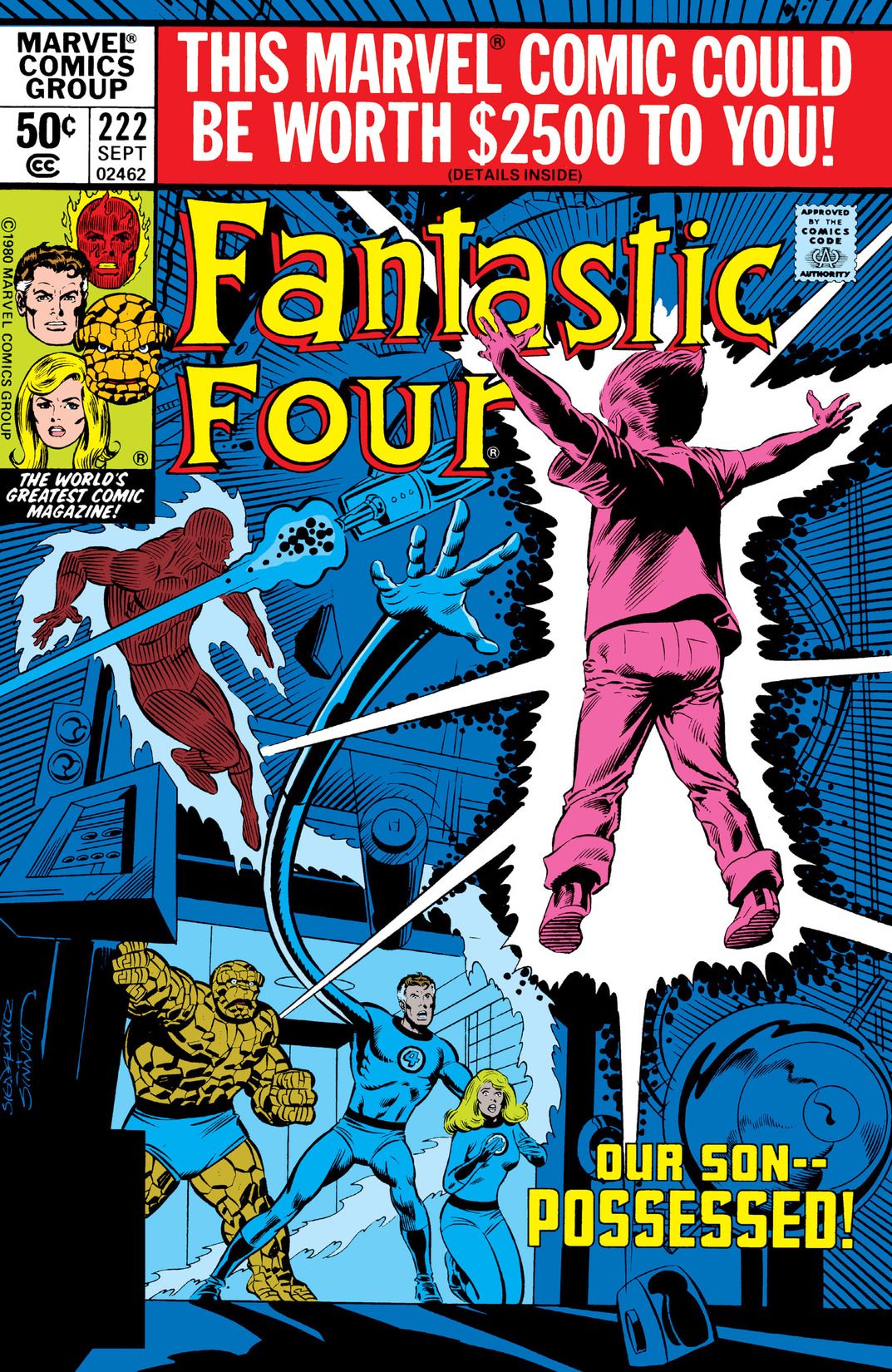 Fantastic Four #222 cover