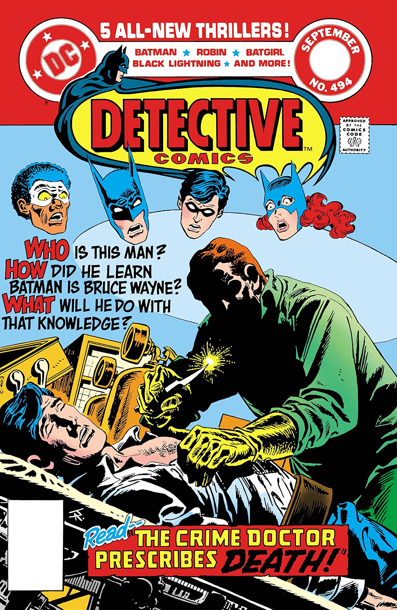 Detective Comics #494 cover