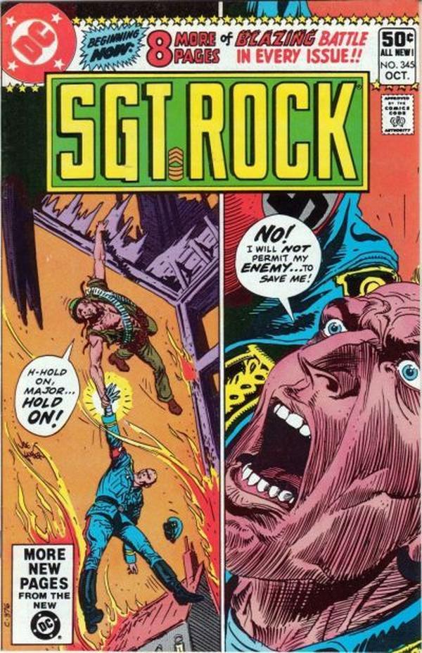 Sgt. Rock #345 cover