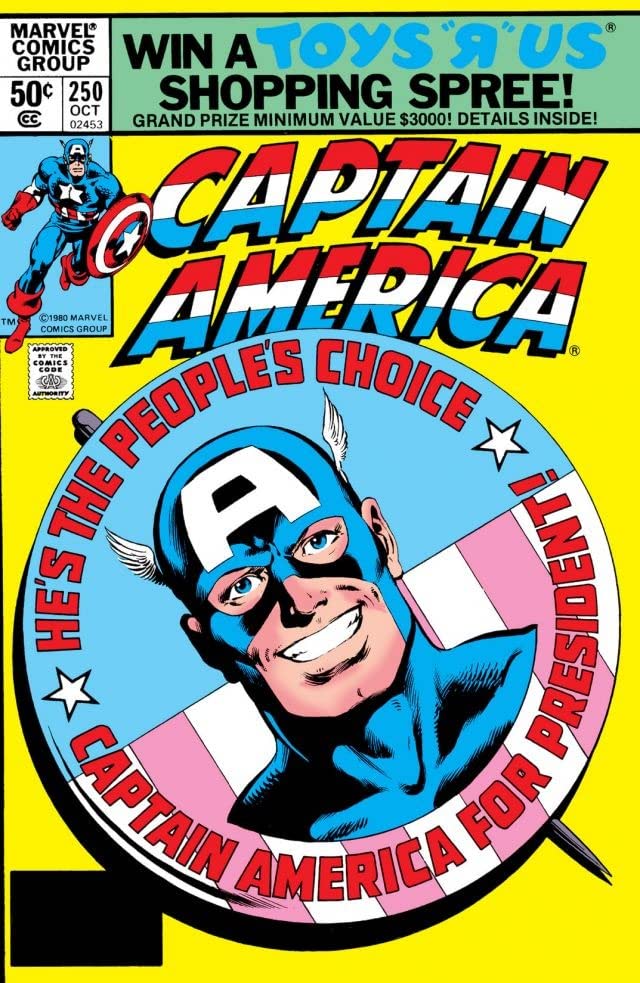 Captain America #250 cover