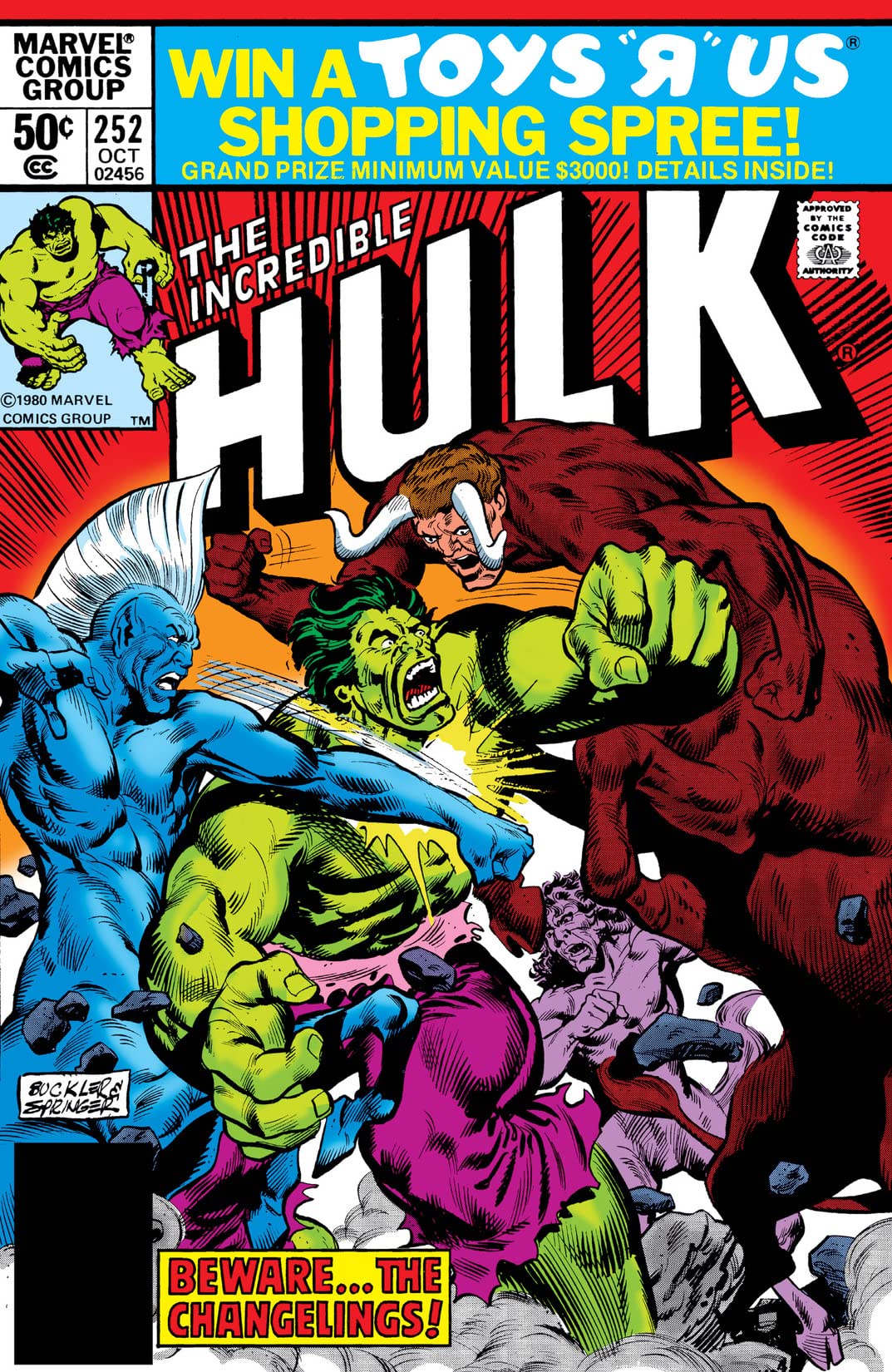 The Incredible Hulk #252 cover
