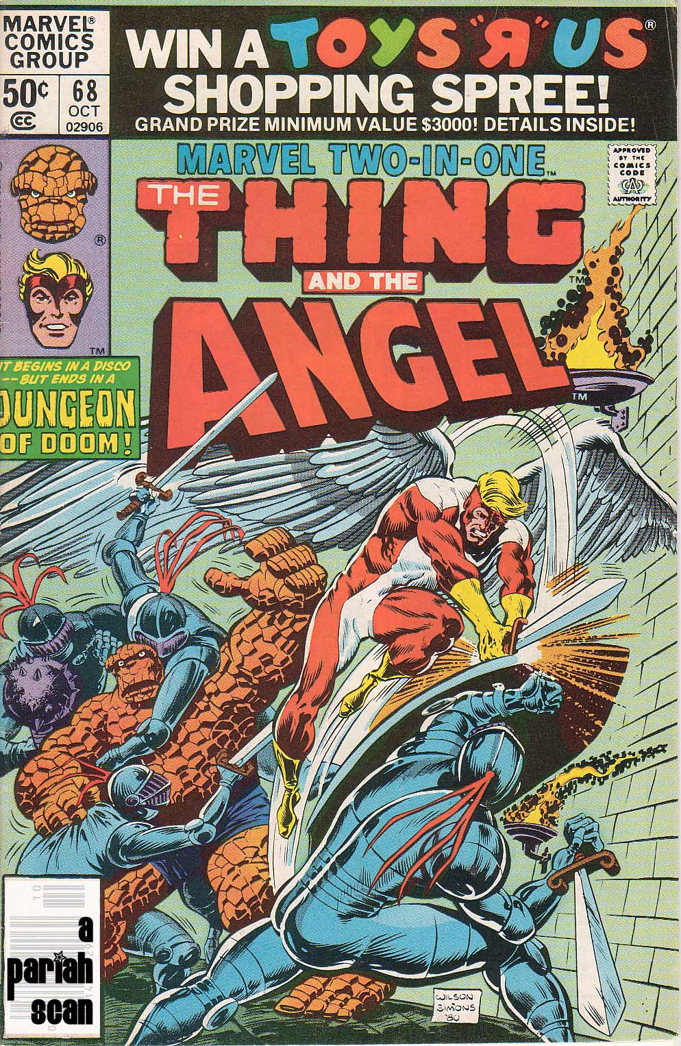 Marvel Two-in-One #68 cover