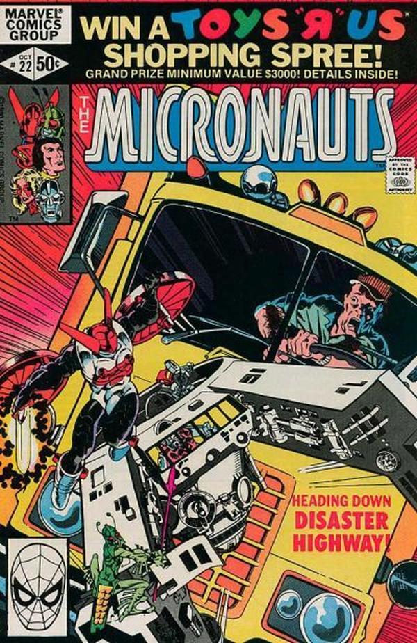 Micronauts #22 cover