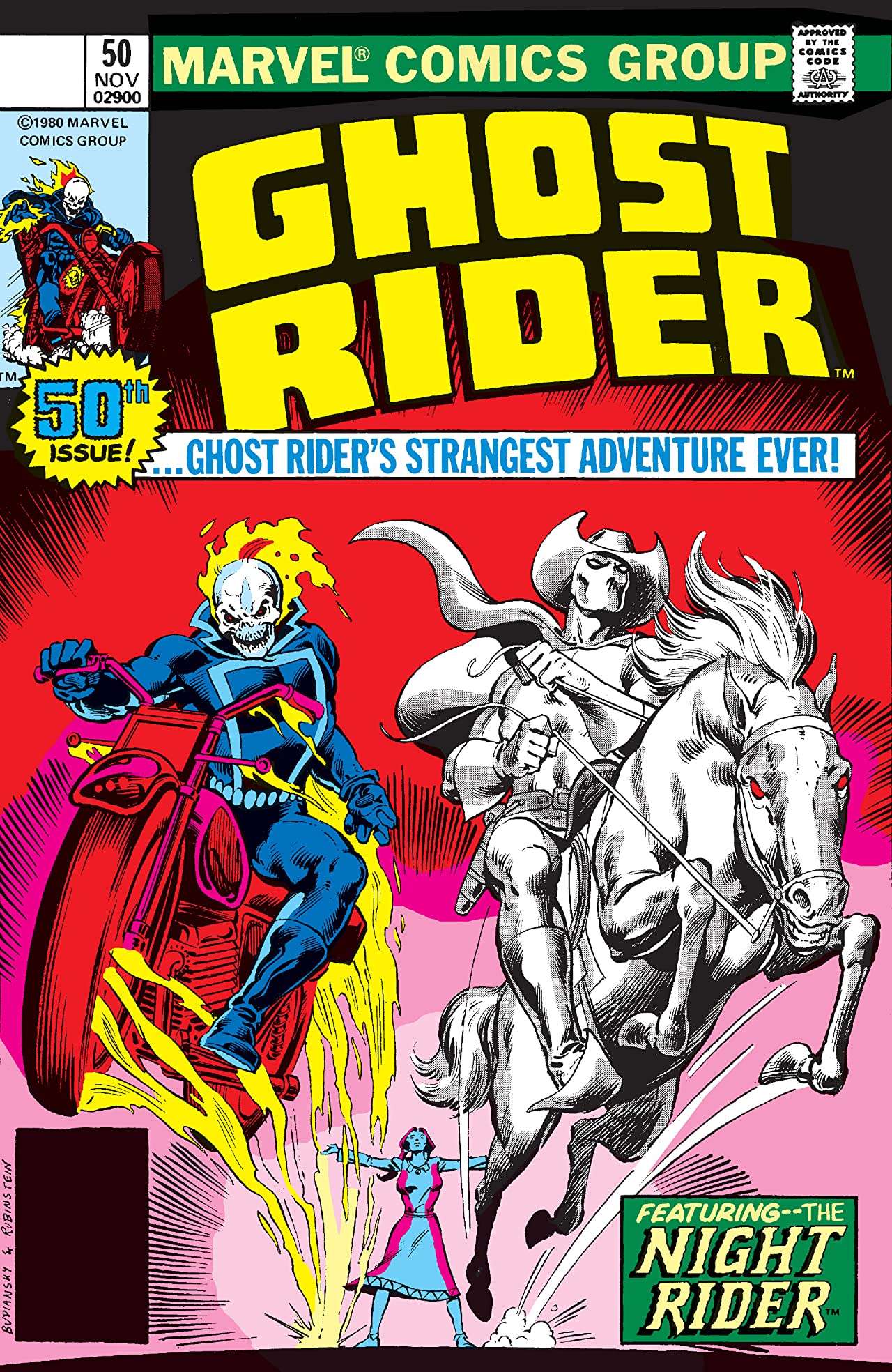 Ghost Rider #50 cover