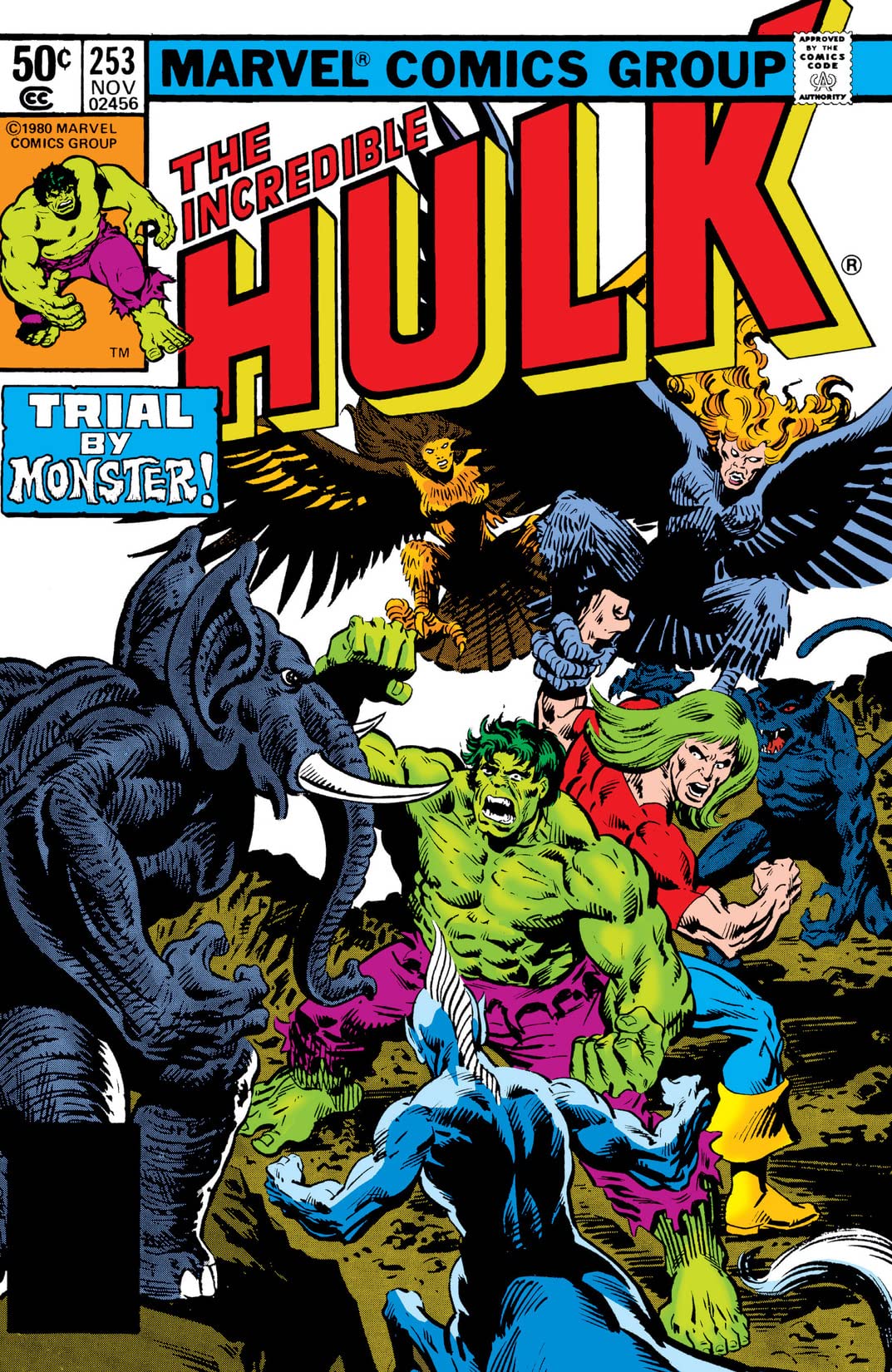 The Incredible Hulk #253 cover