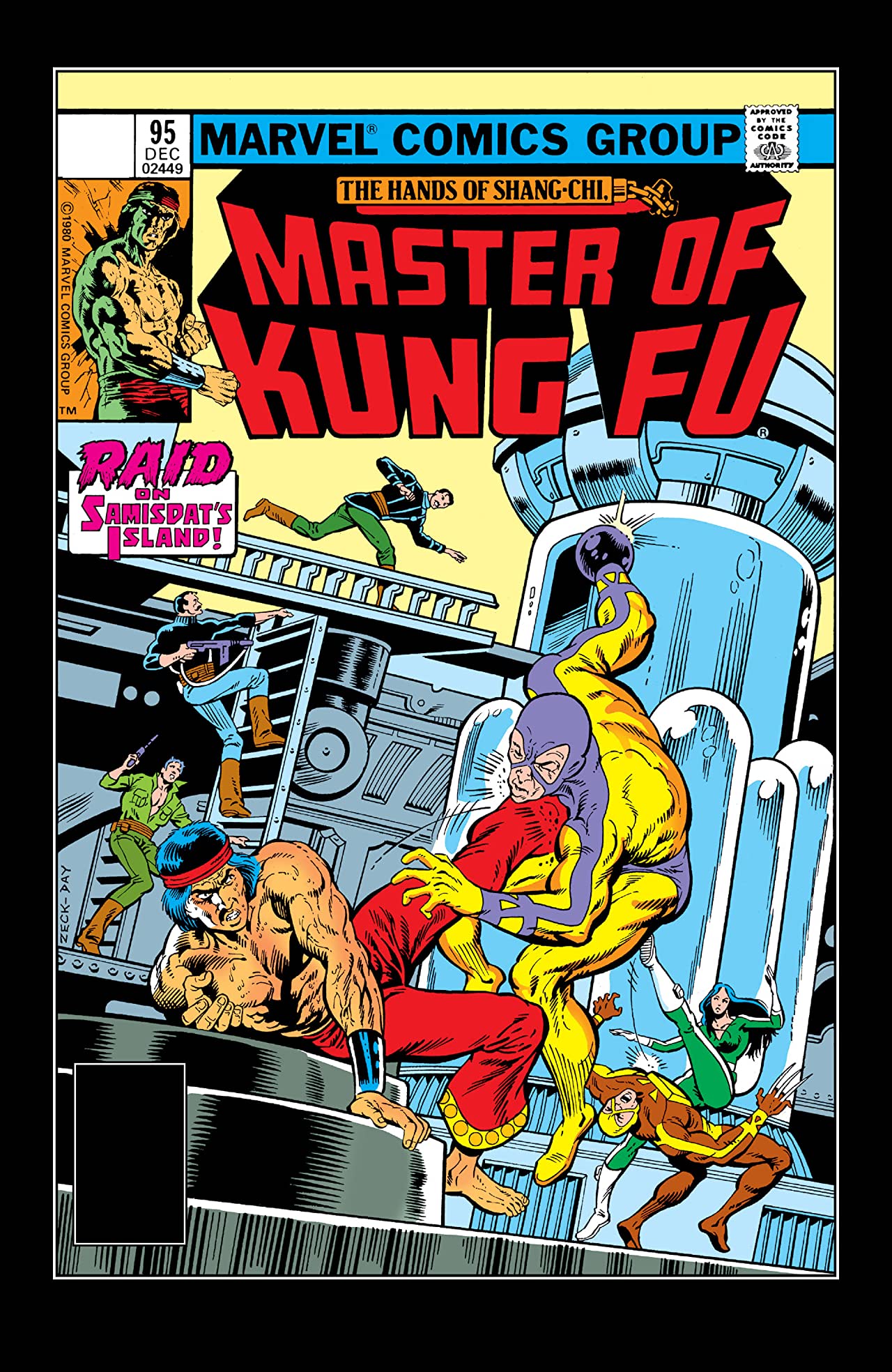 Master of Kung Fu #95 cover