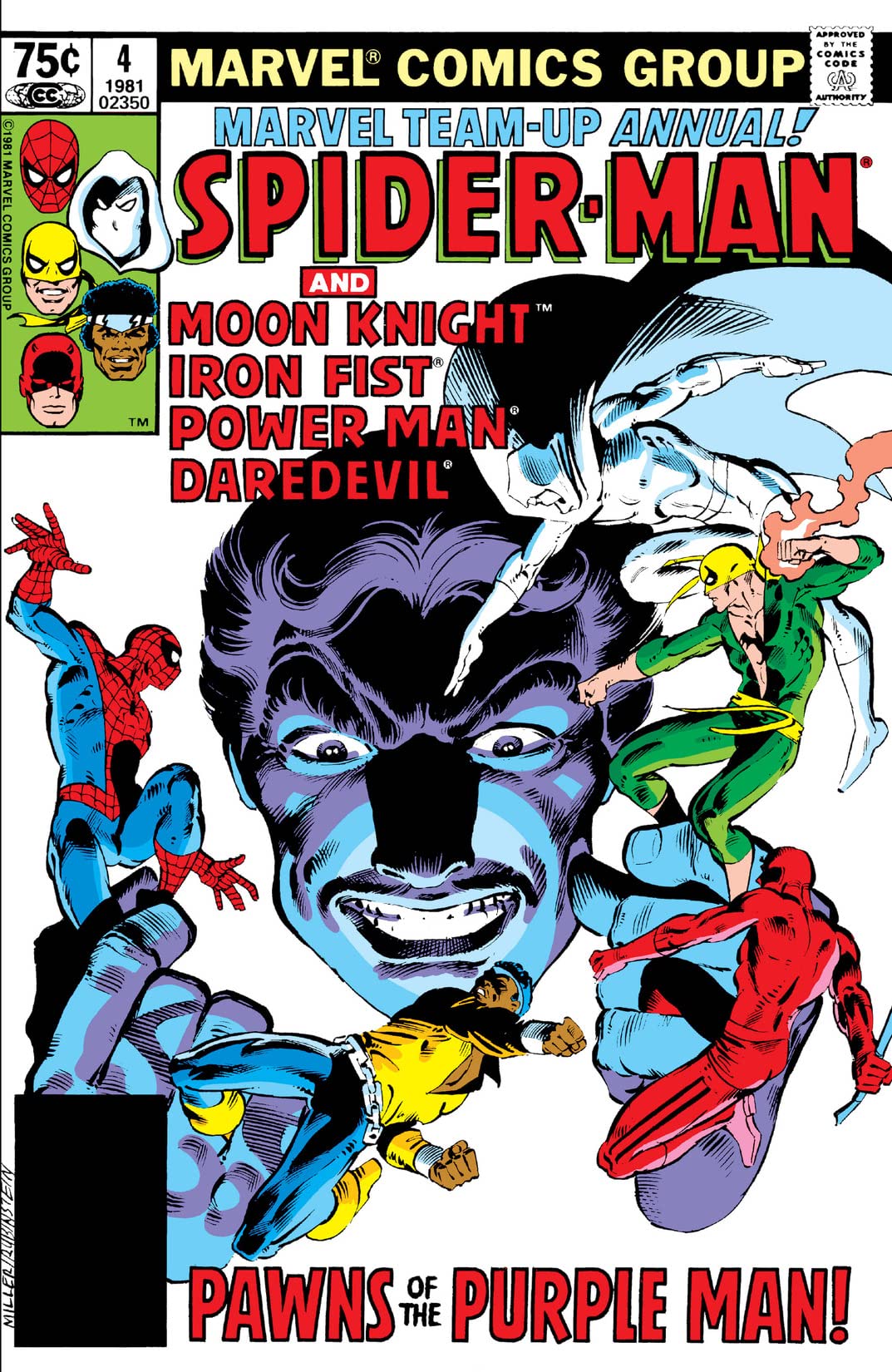 Marvel Team-Up Annual #4 cover