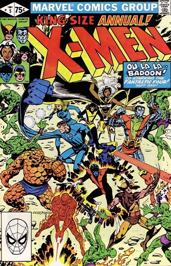 X-Men Annual #5 cover