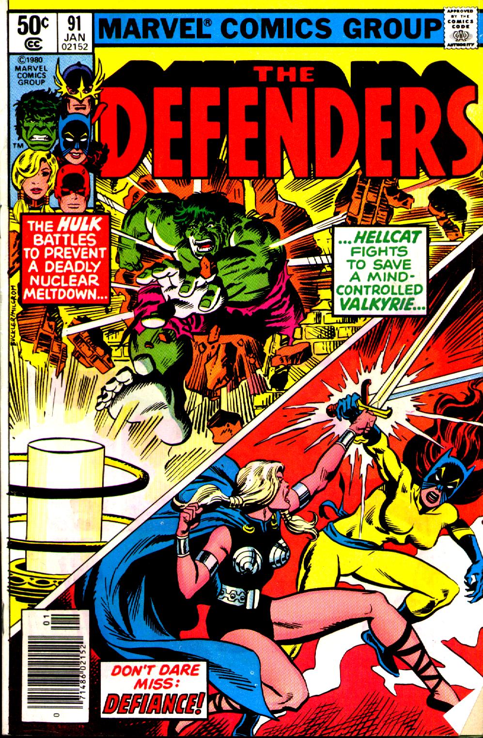 The Defenders #91 cover