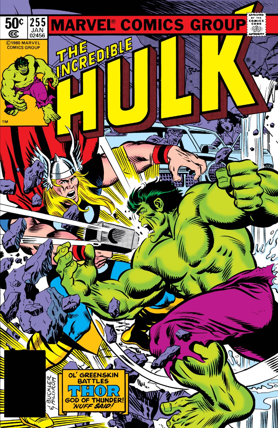 The Incredible Hulk #255 cover