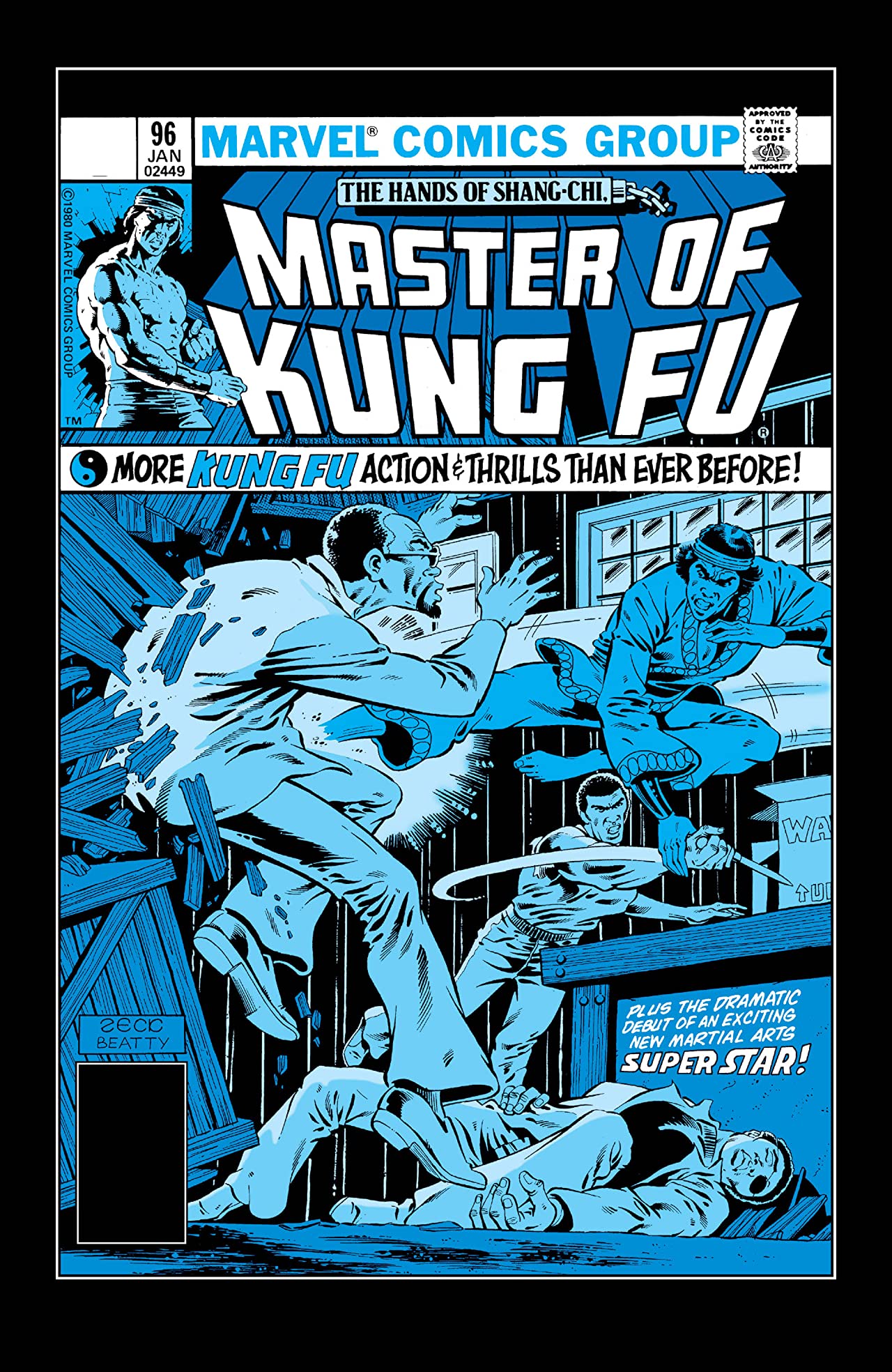 Master of Kung Fu #96 cover