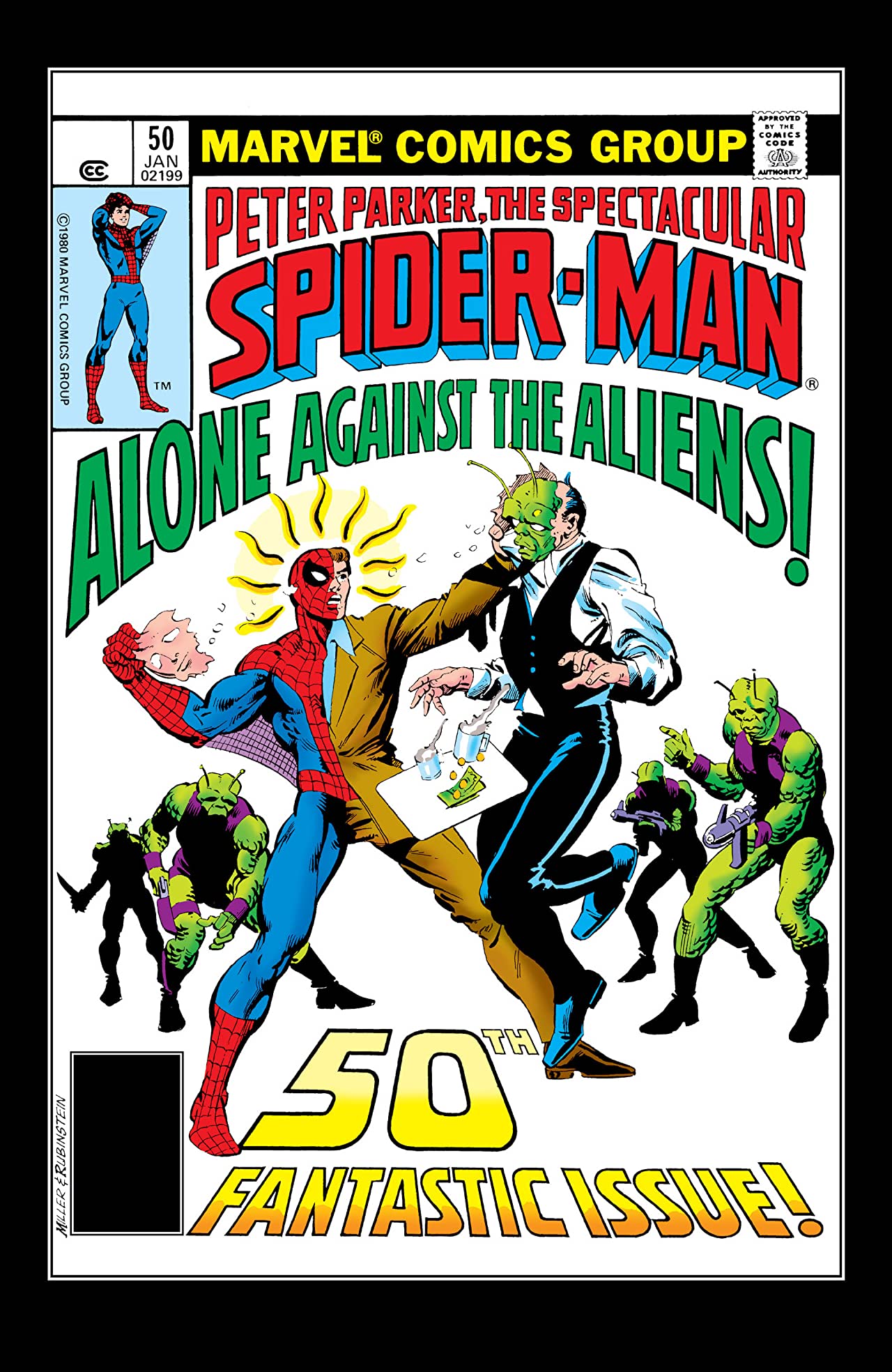 The Spectacular Spider-Man #50 cover