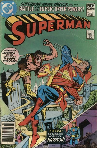 Superman #356 cover