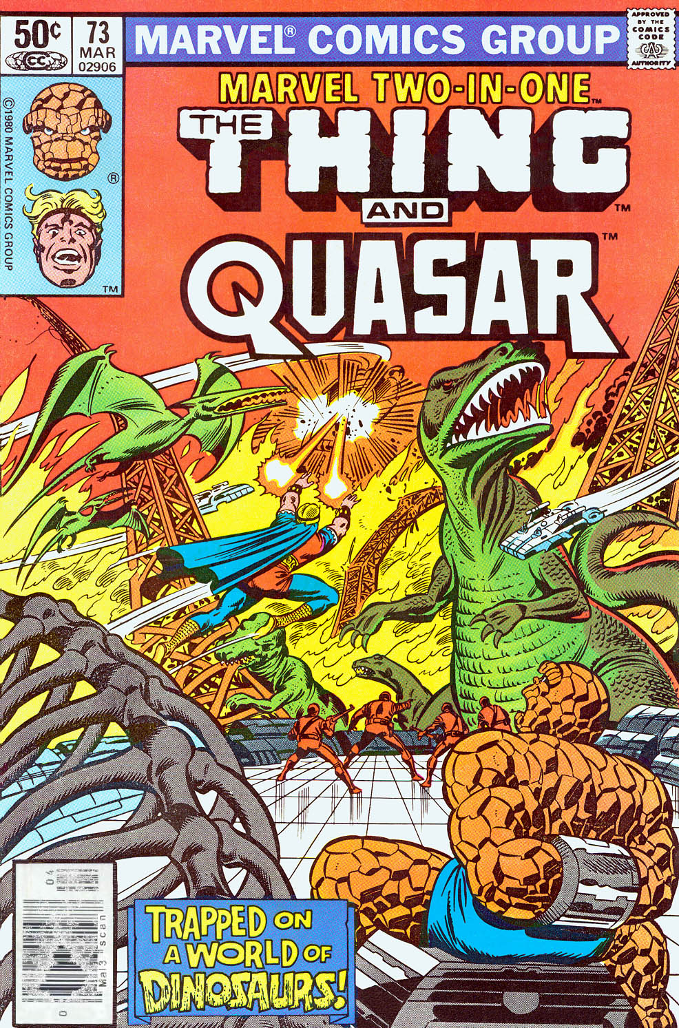 Marvel Two-in-One #73 cover