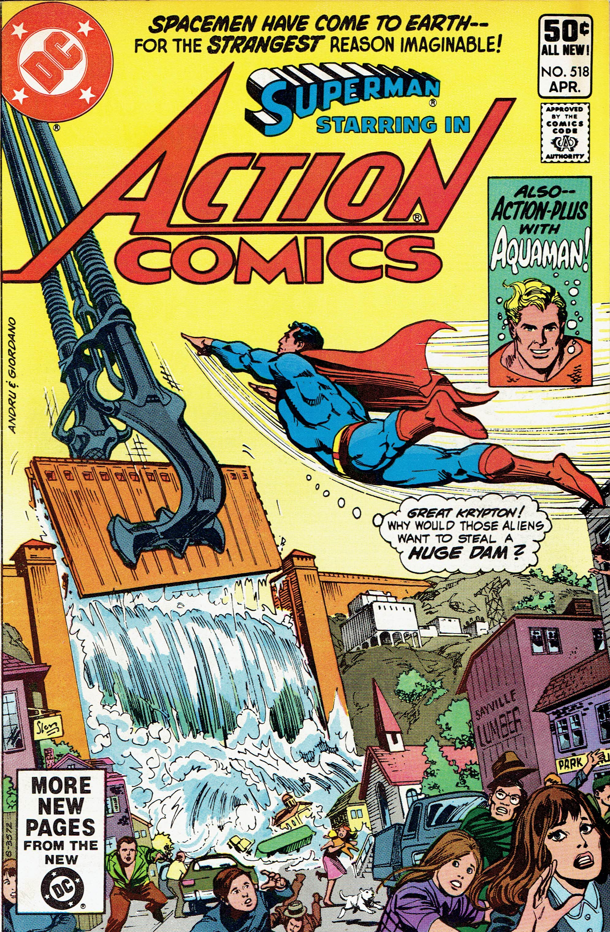Action Comics #518 cover