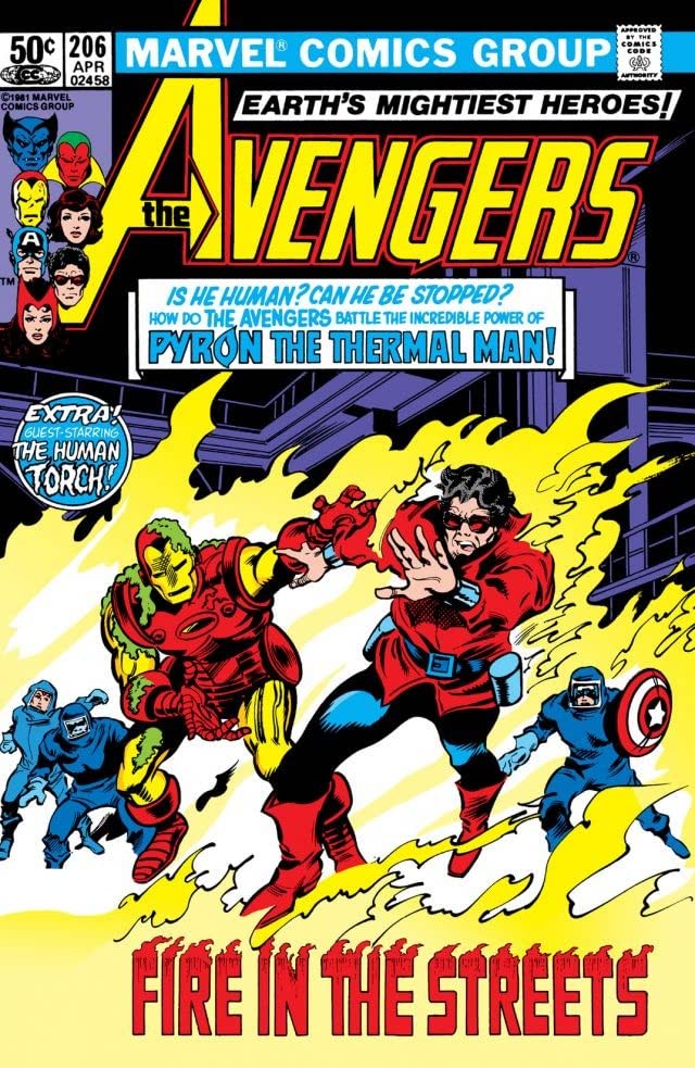 The Avengers #206 cover