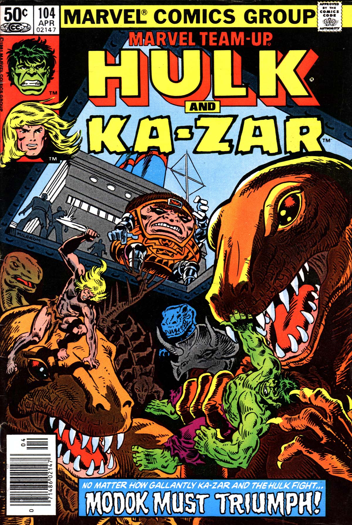 Marvel Team-Up #104 cover