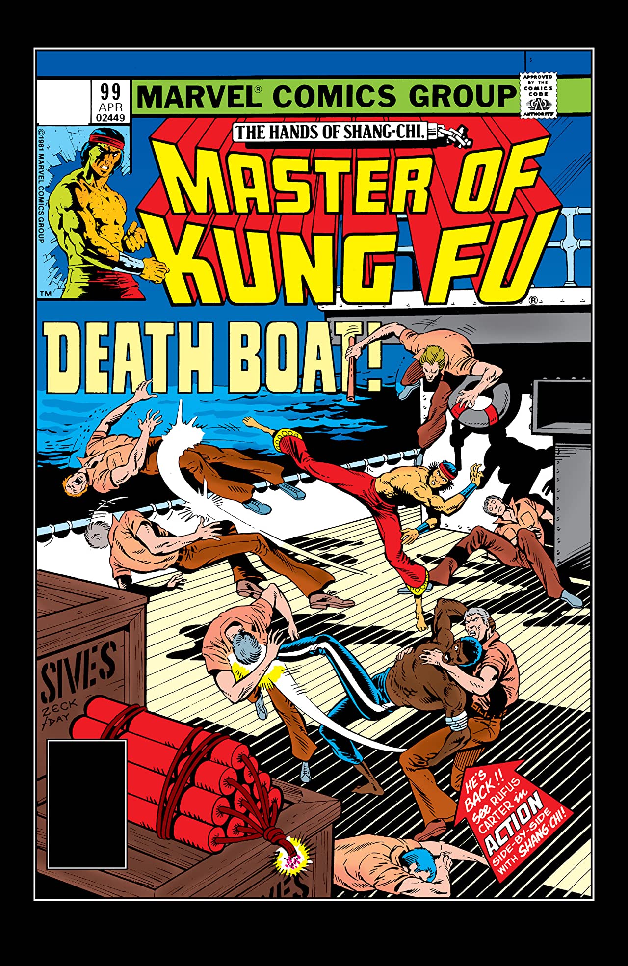 Master of Kung Fu #99 cover