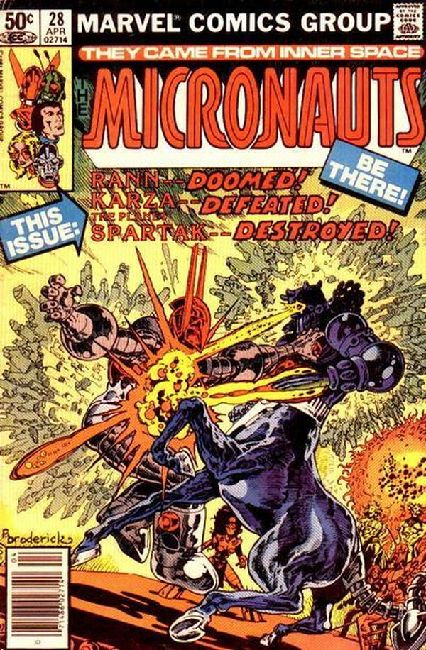 Micronauts #28 cover