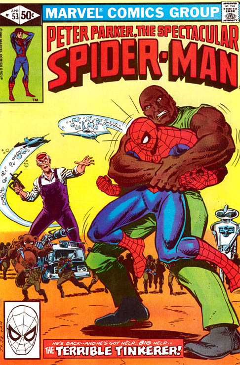 The Spectacular Spider-Man #53 cover