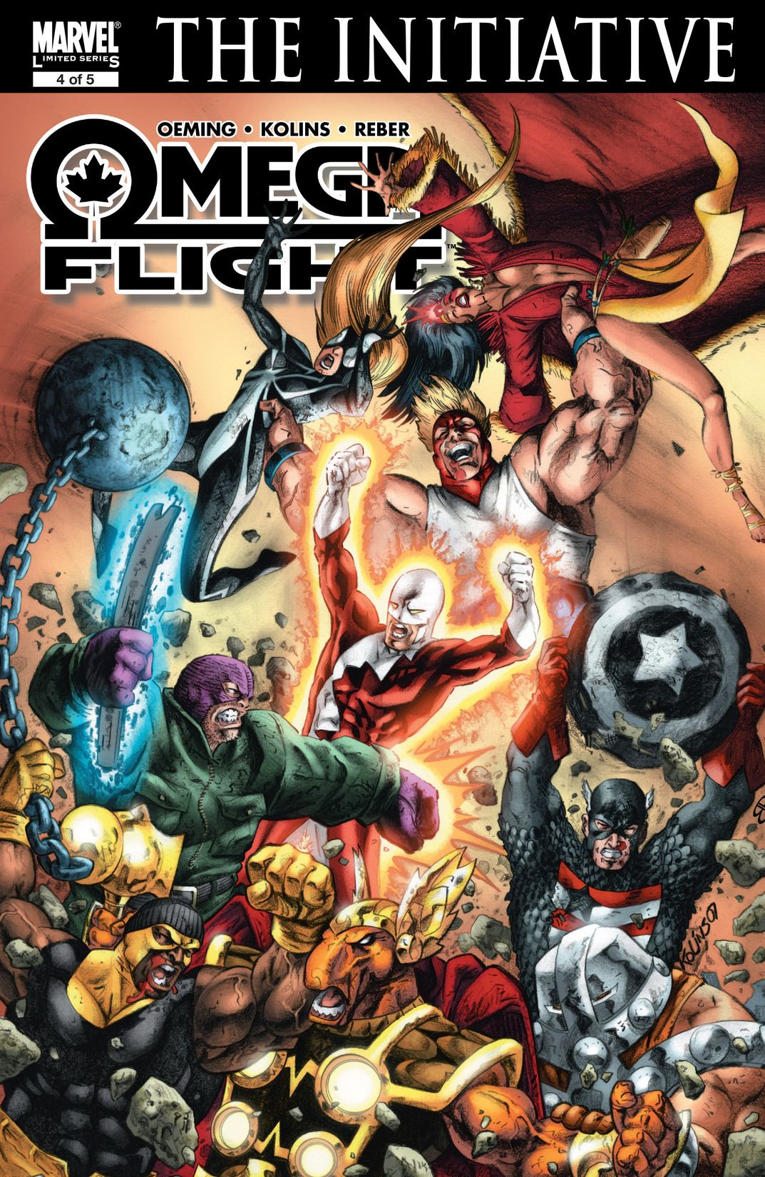 Omega Flight #4 cover