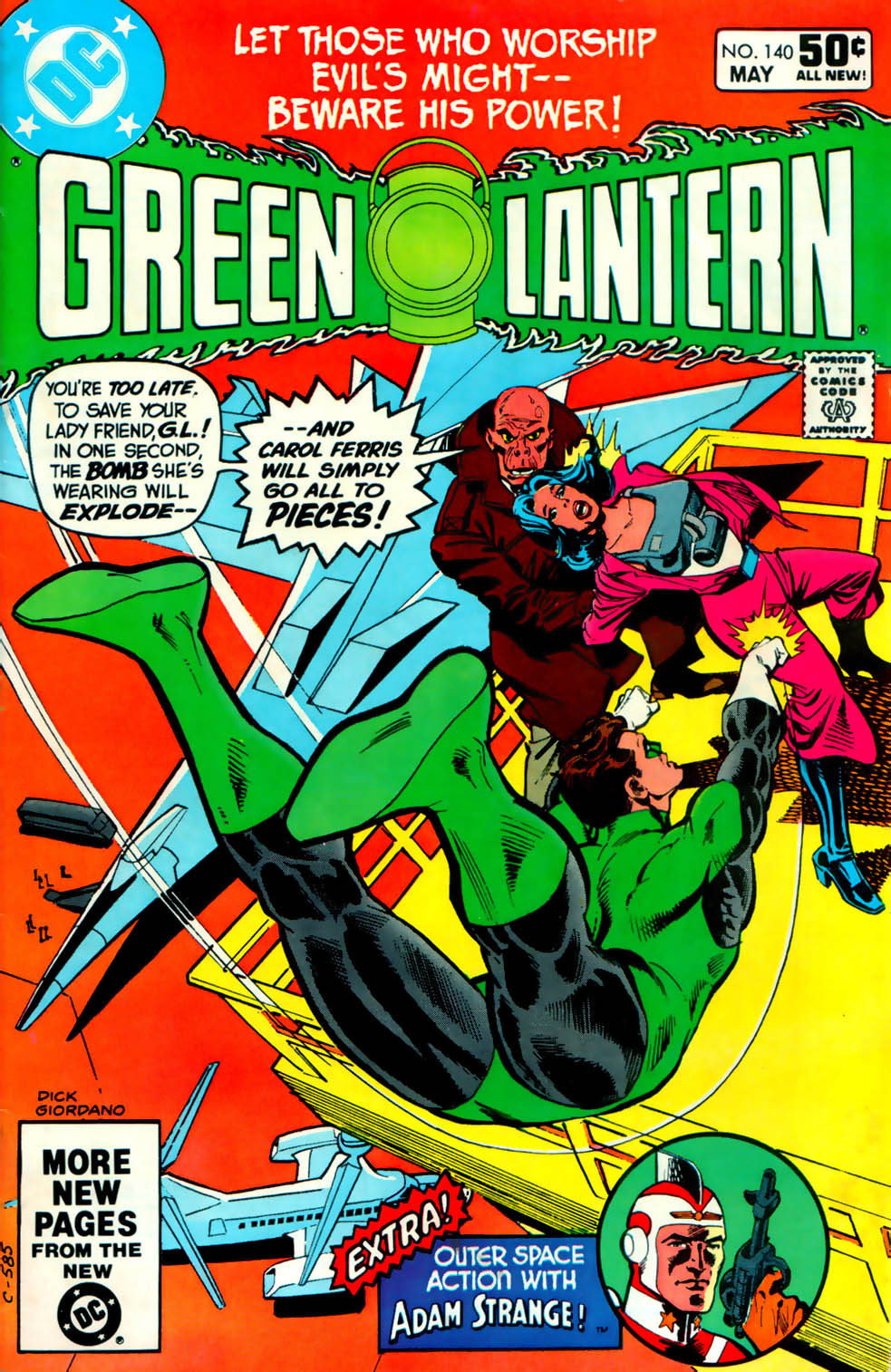 Green Lantern #140 cover