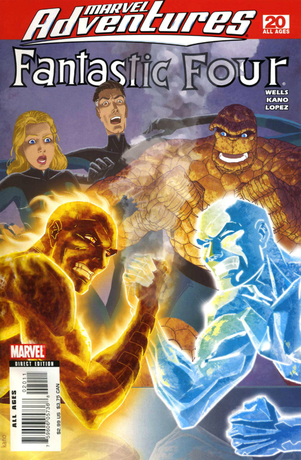 Marvel Adventures Fantastic Four #20 cover