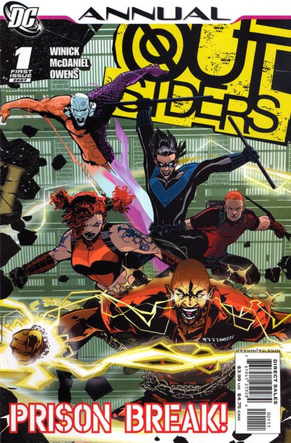 Outsiders Annual #1 cover
