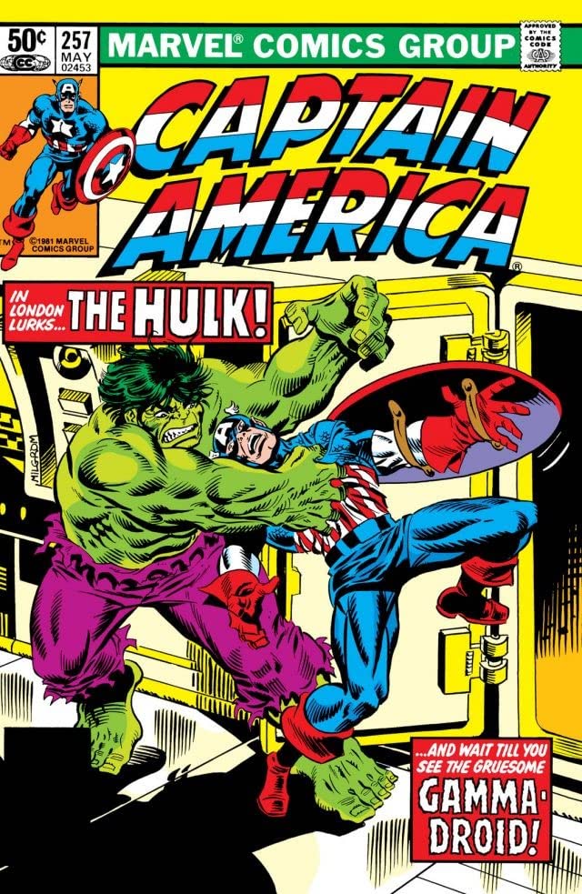 Captain America #257 cover