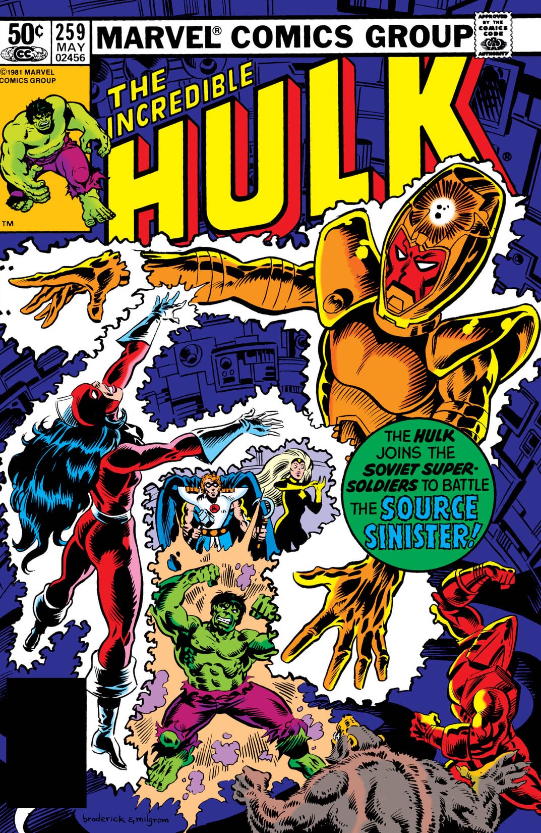 The Incredible Hulk #259 cover