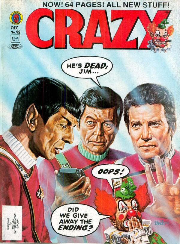 Crazy Magazine #92 cover