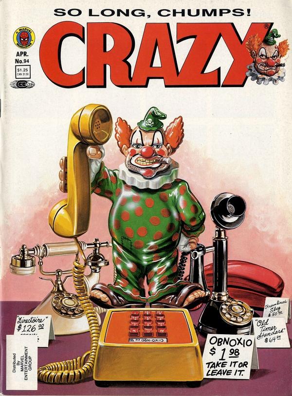 Crazy Magazine #94 cover