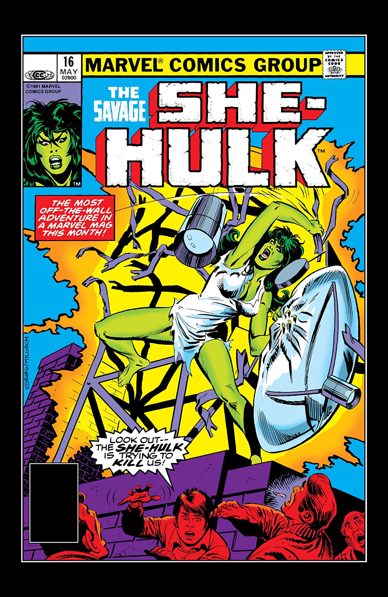 The Savage She-Hulk #16 cover