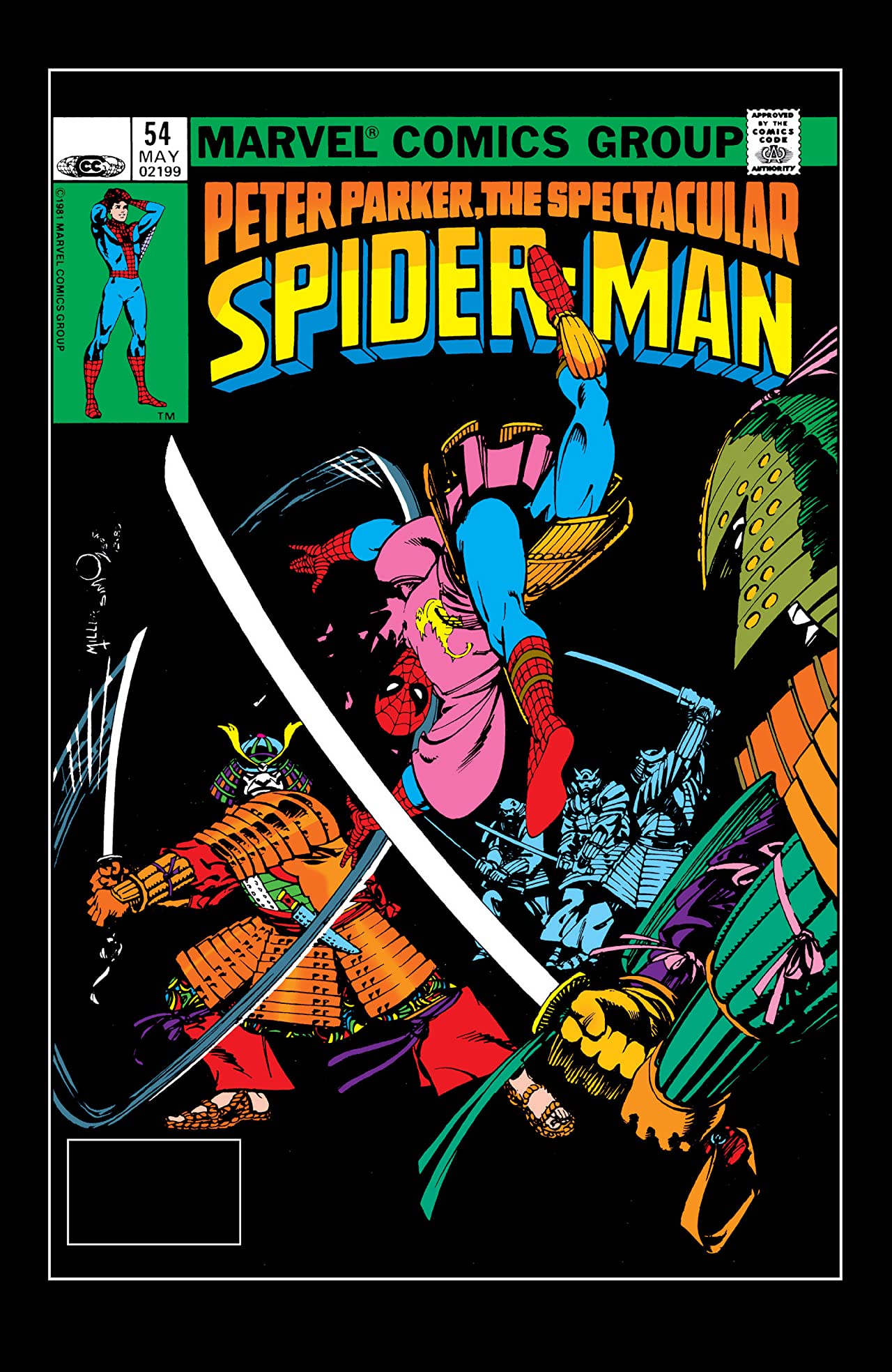The Spectacular Spider-Man #54 cover