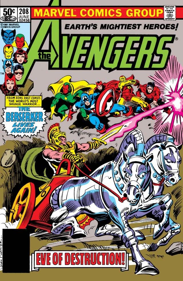 The Avengers #208 cover