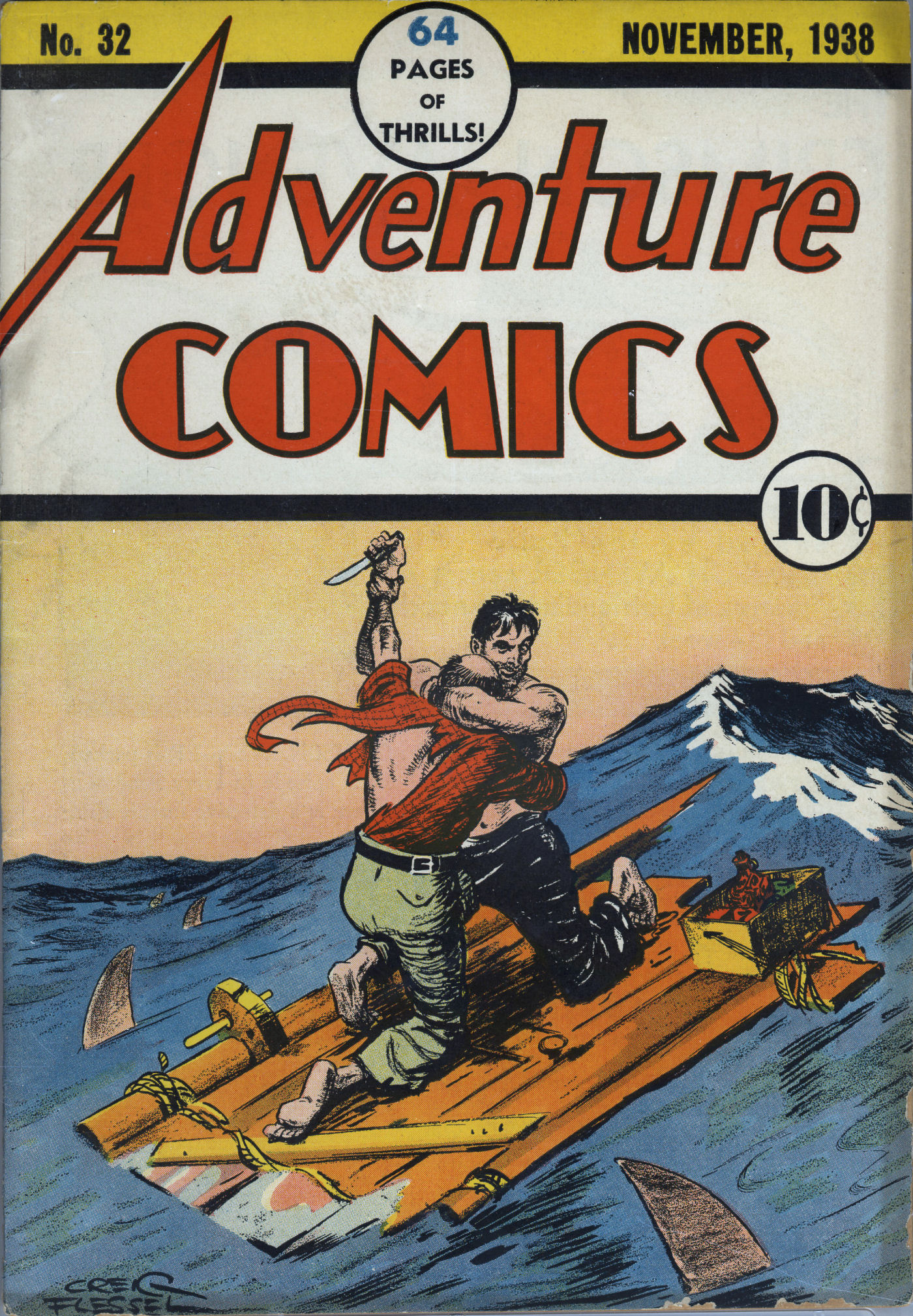 Adventure Comics #32 cover