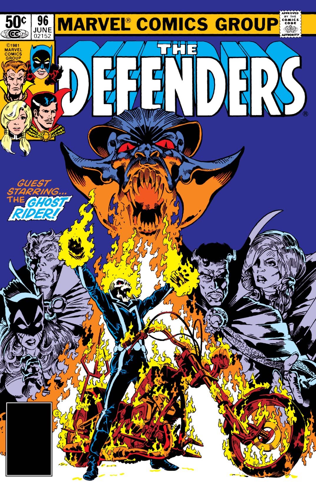 The Defenders #96 cover
