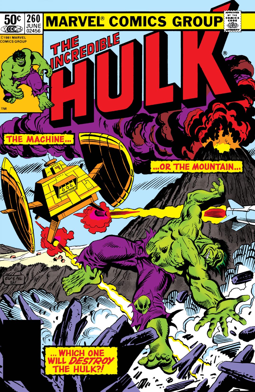 The Incredible Hulk #260 cover