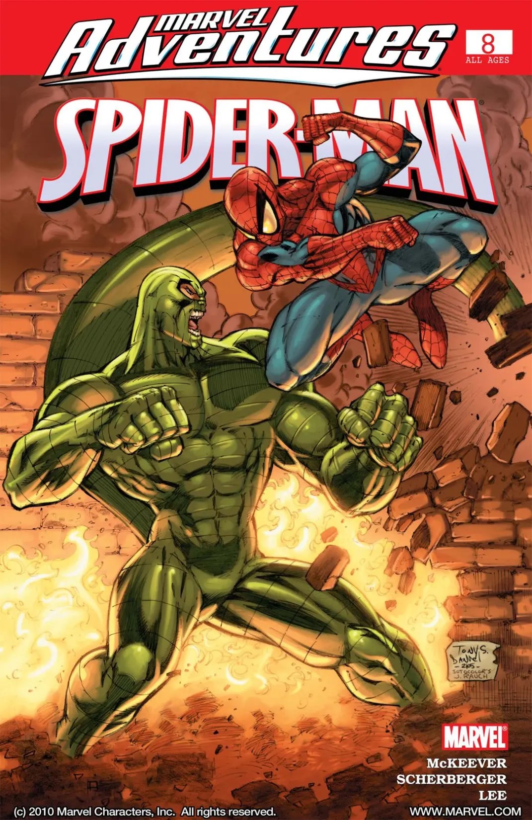 Marvel Adventures Spider-Man #8 cover